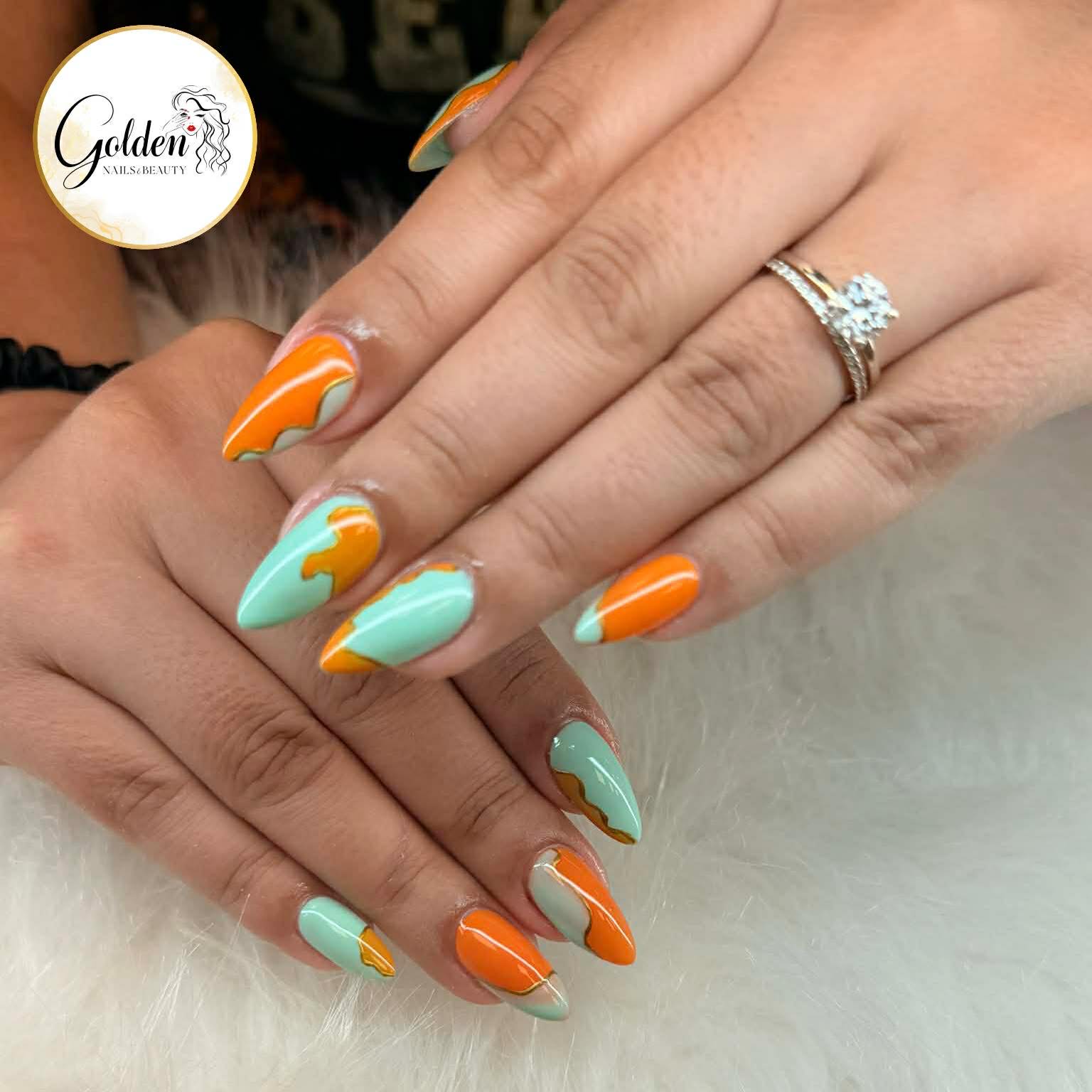 Golden Nails and Beauty nail photo 4